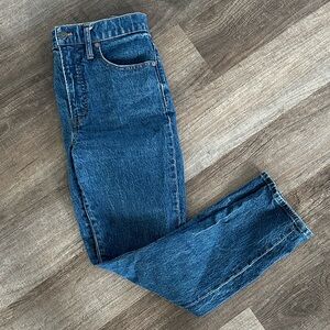 Madewell Blue Straight Leg Jeans
